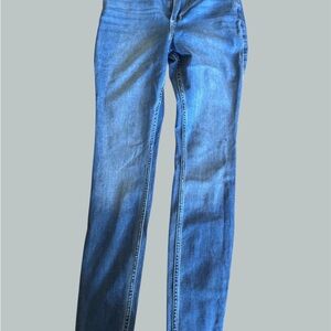 Hollister Women's Skinny Jeans in Blue